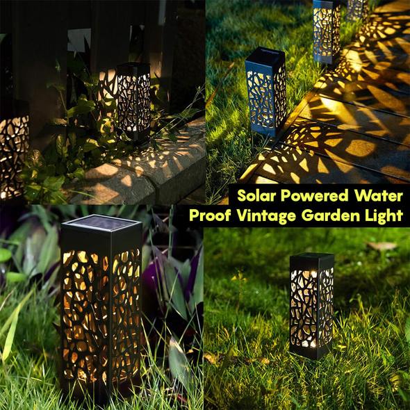 Solar Powered Waterproof Vintage Garden Light Solar Powered Waterproof Vintage Garden Light