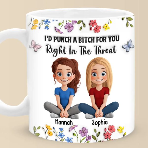 Some Friendships Are Infinite, Like Ours - Bestie Personalized Custom 3D Inflated Effect Printed Mug - Gift For Best Friends, BFF, Sisters Some Friendships Are Infinite, Like Ours - Bestie Personalized Custom 3D Inflated Effect Printed Mug - Gift For Best Friends, BFF, Sisters
