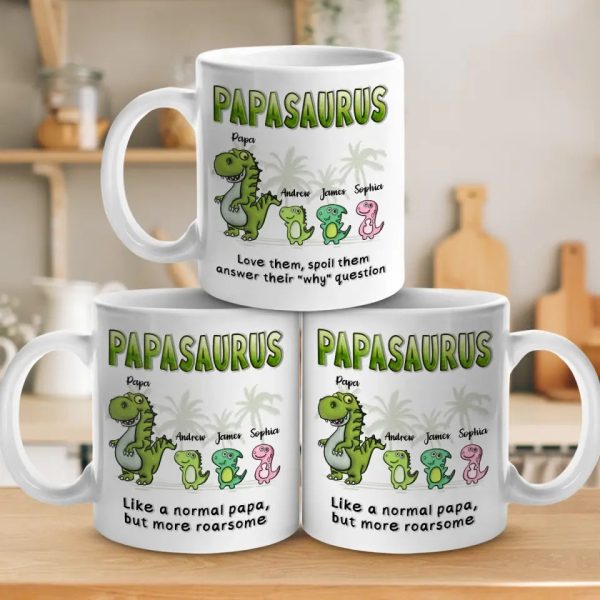 Some People Are Worth Melting For - Family Personalized Custom 3D Inflated Effect Printed Mug - Father's Day, Gift For Dad, Grandpa Some People Are Worth Melting For - Family Personalized Custom 3D Inflated Effect Printed Mug - Father's Day, Gift For Dad, Grandpa