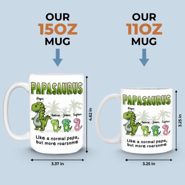 Some People Are Worth Melting For - Family Personalized Custom 3D Inflated Effect Printed Mug - Father's Day, Gift For Dad, Grandpa Some People Are Worth Melting For - Family Personalized Custom 3D Inflated Effect Printed Mug - Father's Day, Gift For Dad, Grandpa