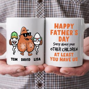 Sorry About Your Other Children, Personalized Coffee Mug, Gift For Dad