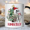 Sorta Merry Christmas Skeleton Personalized Mug, Sarcastic Holiday Gift with Custom Name Sorta Merry Christmas Skeleton Personalized Mug, Sarcastic Holiday Gift with Custom Name