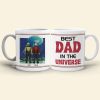 Space Best Dad In The Universe Personalized Coffee Mug DR-WHM-05dnhn190523hh Space Best Dad In The Universe Personalized Coffee Mug DR-WHM-05dnhn190523hh