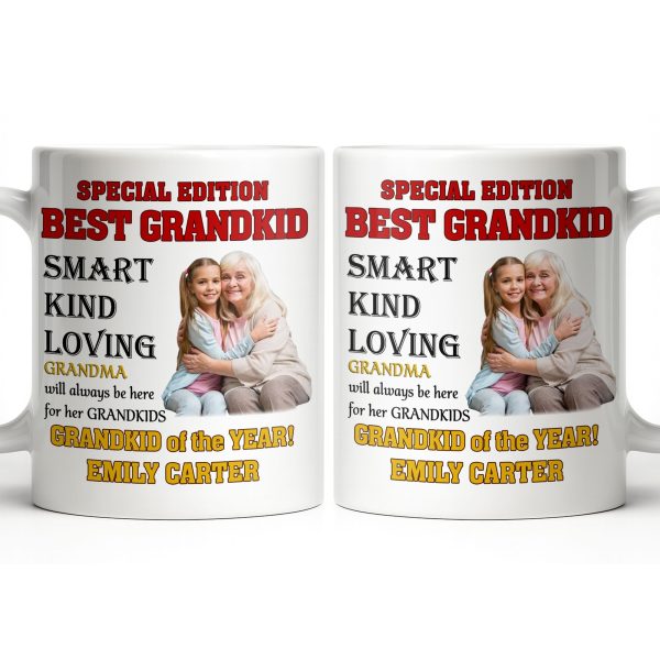 Special Edition Best Grandkid Smart Kind Loving - Personalized Custom Coffee Mug - GRK114_MG Special Edition Best Grandkid Smart Kind Loving - Personalized Custom Coffee Mug - GRK114_MG