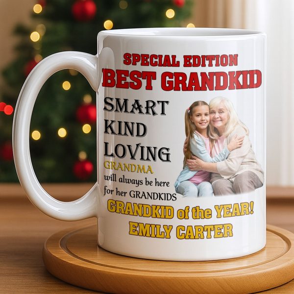 Special Edition Best Grandkid Smart Kind Loving - Personalized Custom Coffee Mug - GRK114_MG Special Edition Best Grandkid Smart Kind Loving - Personalized Custom Coffee Mug - GRK114_MG