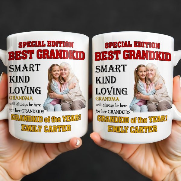 Special Edition Best Grandkid Smart Kind Loving - Personalized Custom Coffee Mug - GRK114_MG Special Edition Best Grandkid Smart Kind Loving - Personalized Custom Coffee Mug - GRK114_MG