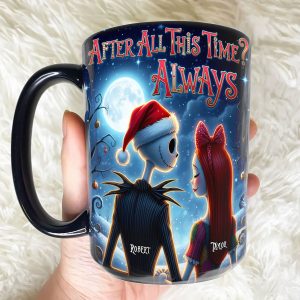 Spooky After All This - Personalized Black Ceramic Mug - Gift For Couple HH01