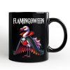 Spooky Vampire Flamingo Personalized Mug, Halloween Dracula Bird Gift with Custom Name Spooky Vampire Flamingo Personalized Mug, Halloween Dracula Bird Gift with Custom Name