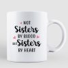 Standing Selfie Besties Sisters By Heart Personalized Mug