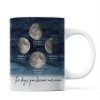 Starry Night Custom Birth Moon Phase The Day You Became Mom Personalized Mug, Gift