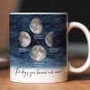 Starry Night Custom Birth Moon Phase The Day You Became Mom Personalized Mug, Gift