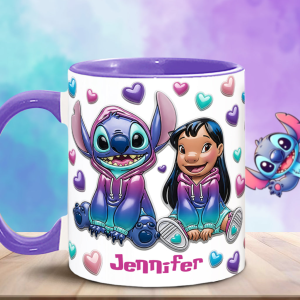 Sti Ohana Means Family - Personalized Accent Mug NL122