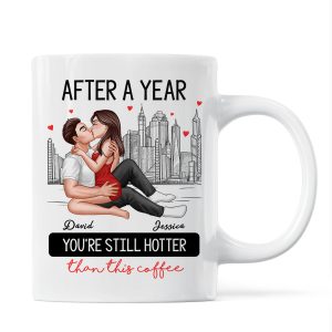 Still Hotter Than This Coffee Sexy Kissing Couple Personalized Mug