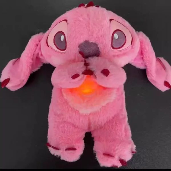 Stitch Breathing Plush Doll with Light and Music