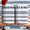 Stuck Between With Chain Link Patterns - Personalized Custom Coffee Mug - FAM384_MG Stuck Between With Chain Link Patterns - Personalized Custom Coffee Mug - FAM384_MG