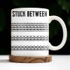 Stuck Between With Chain Link Patterns - Personalized Custom Coffee Mug - FAM384_MG Stuck Between With Chain Link Patterns - Personalized Custom Coffee Mug - FAM384_MG