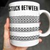 Stuck Between With Chain Link Patterns - Personalized Custom Coffee Mug - FAM384_MG Stuck Between With Chain Link Patterns - Personalized Custom Coffee Mug - FAM384_MG