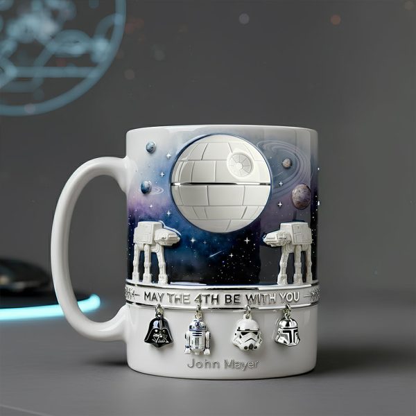 Stwa May The 4th Be With You - Personalized White Mug - Gift For Fan Movies HH01 Stwa May The 4th Be With You - Personalized White Mug - Gift For Fan Movies HH01