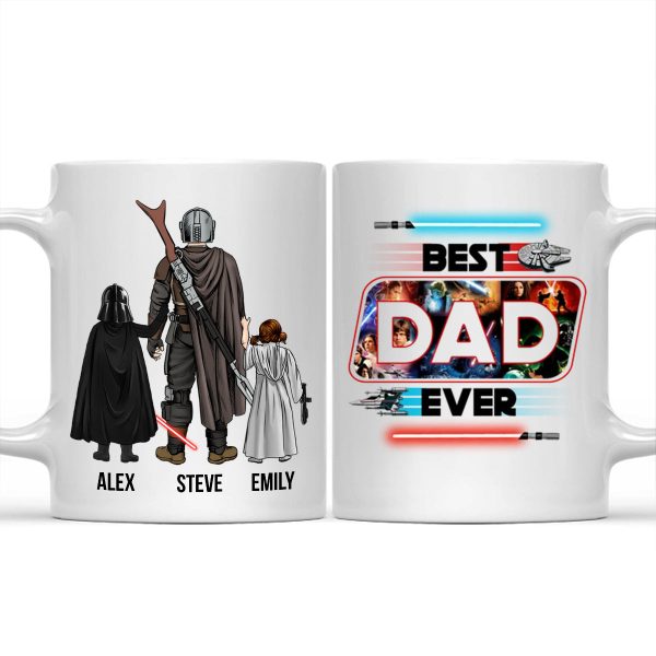 Stwa We Have The Best Dad Ever In The Galaxy - Gift For Father's Day - Personalized Ceramic Mug Stwa We Have The Best Dad Ever In The Galaxy - Gift For Father's Day - Personalized Ceramic Mug