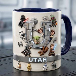 Stwa With Alphabet Initial Letter - Personalized Accent Mug - Gift For Movie Fans HH01