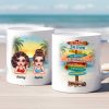 Summer Girls Be Happy Personalized Mug
