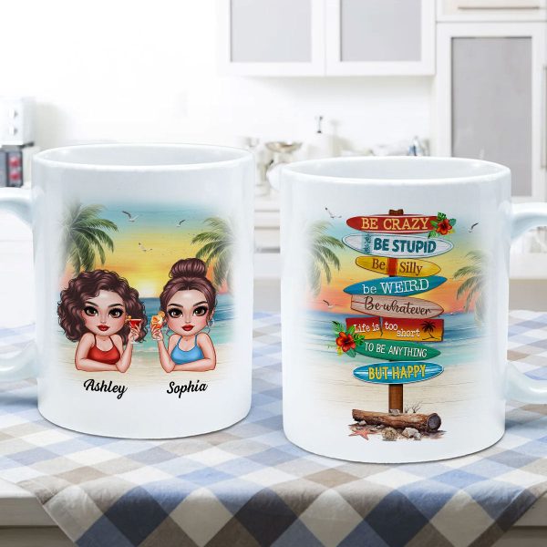 Summer Girls Be Happy Personalized Mug