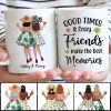 Summer Girls Pattern Dresses Besties Personalized Mug