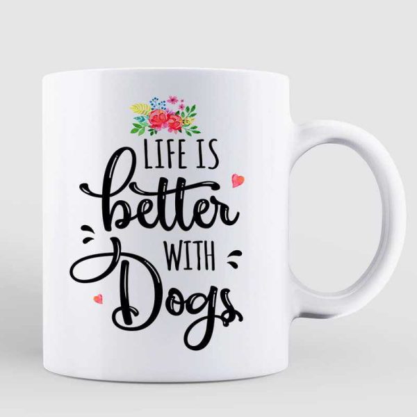 Summer Life Is Better With Dog Personalized Mug