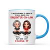 Super Cool Daughter-in-Law - Personalized Mug - Funny Christmas Gift for Daughter-in-Law