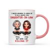 Super Cool Daughter-in-Law - Personalized Mug - Funny Christmas Gift for Daughter-in-Law