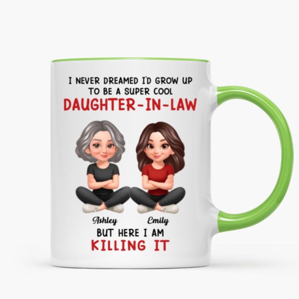 Super Cool Daughter-in-Law - Personalized Mug - Funny Christmas Gift for Daughter-in-Law