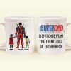Super Hero Dispatches From The Frontlines Of Fatherhood - Gift For Dad - Personalized Ceramic Mug - CL02 NA94 Super Hero Dispatches From The Frontlines Of Fatherhood - Gift For Dad - Personalized Ceramic Mug - CL02 NA94