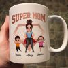 Super Mom Doll Mom & Doll Kids Personalized Mug