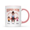 Super Mom Doll Mom & Doll Kids Personalized Mug