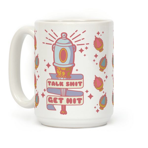Talk Shit Get Hit Sayaka Bat Coffee Mug Talk Shit Get Hit Sayaka Bat Coffee Mug