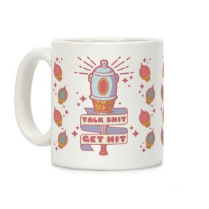 Talk Shit Get Hit Sayaka Bat Coffee Mug