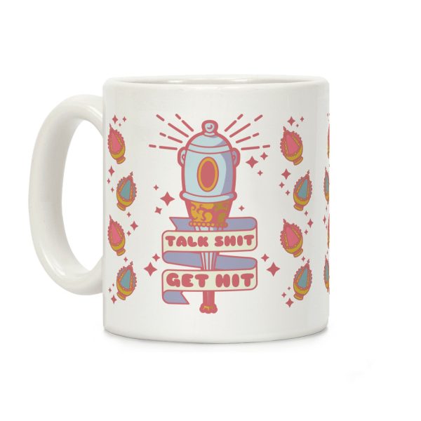 Talk Shit Get Hit Sayaka Bat Coffee Mug Talk Shit Get Hit Sayaka Bat Coffee Mug
