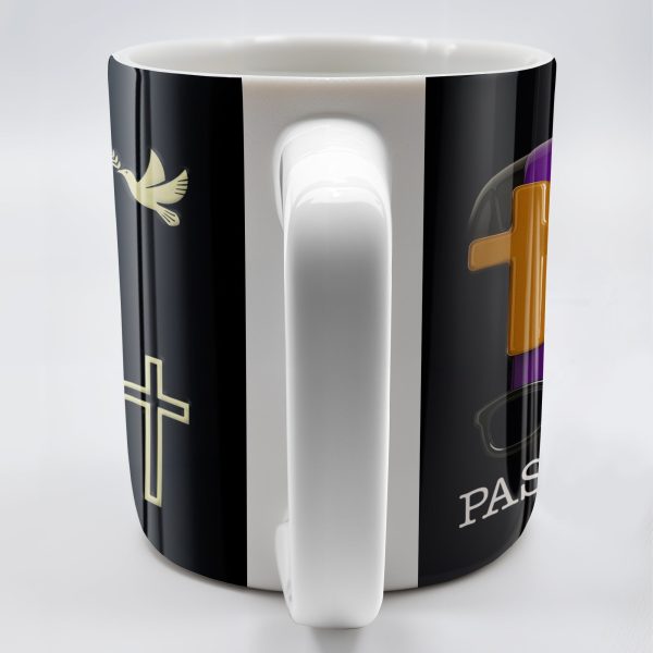 Teach Like Paul, Fight Like David, Build Like Noah, Cross and Dove - Personalized Custom Coffee Mug - FTH070_MG Teach Like Paul, Fight Like David, Build Like Noah, Cross and Dove - Personalized Custom Coffee Mug - FTH070_MG