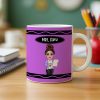Teacher Crayon Pattern Personalized Mug| Back To School Gift For Teacher