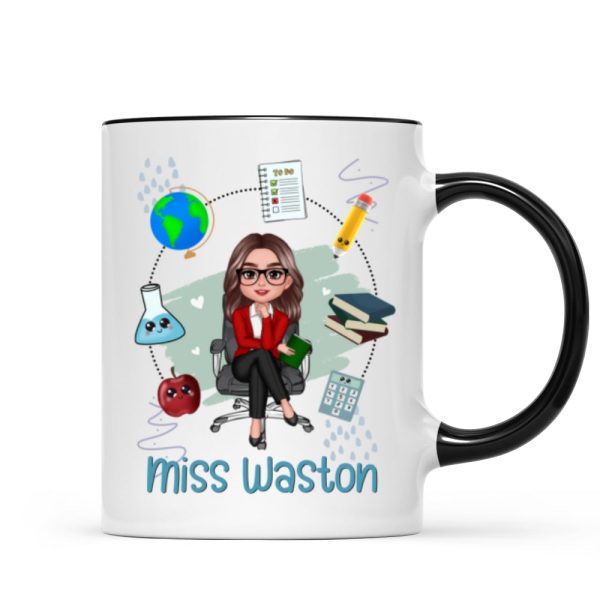 Teacher Mug School Things Personalized Mug, Back To School Gift