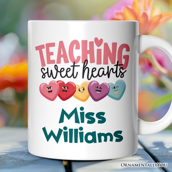 Teacher Personalized Mug, Appreciation Custom Gift with Name Teacher Personalized Mug, Appreciation Custom Gift with Name