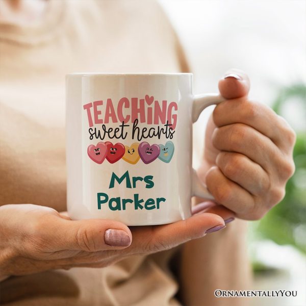 Teacher Personalized Mug, Appreciation Custom Gift with Name Teacher Personalized Mug, Appreciation Custom Gift with Name