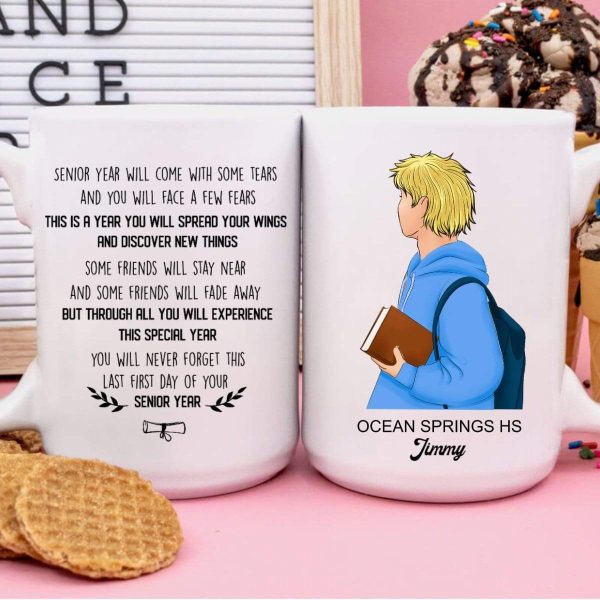 Tears And Fear In Senior Year 2022 Senior Coffee Mug