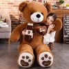 Teddy Bear Plush Toy with Scarf Soft Stuffed Animal for Kids and Lovers