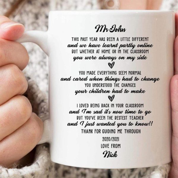 Thank For Guiding Me Through Back To School Coffee Mug Thank For Guiding Me Through Back To School Coffee Mug