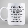 Thank You Cat Dad Backpack Personalized Mug Thank You Cat Dad Backpack Personalized Mug