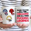Thank You For All The Orgasms - Gift For Couple - Personalized Ceramic Mug - CL01 NH96 Thank You For All The Orgasms - Gift For Couple - Personalized Ceramic Mug - CL01 NH96