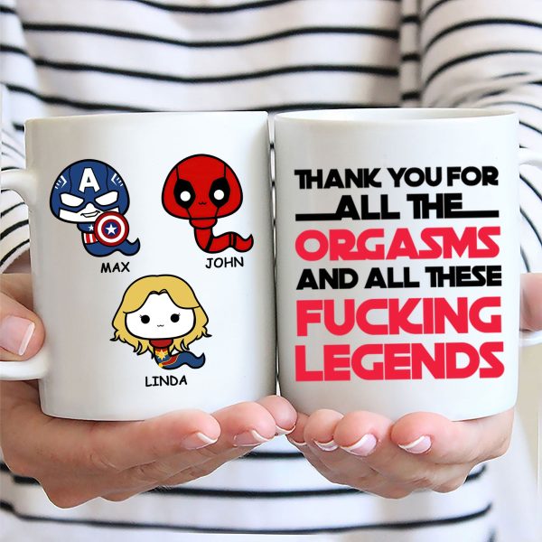 Thank You For All The Orgasms - Gift For Couple - Personalized Ceramic Mug - CL01 NH96 Thank You For All The Orgasms - Gift For Couple - Personalized Ceramic Mug - CL01 NH96