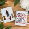 Thank You For Being My Daddy- Gift For Dog Lover- Gift For Dad- Personalized Coffee Mug- Dog Dad Mug Thank You For Being My Daddy- Gift For Dog Lover- Gift For Dad- Personalized Coffee Mug- Dog Dad Mug
