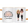 Thank You For Being My Emotional Support Coworker Gift For Colleagues Personalized Mug